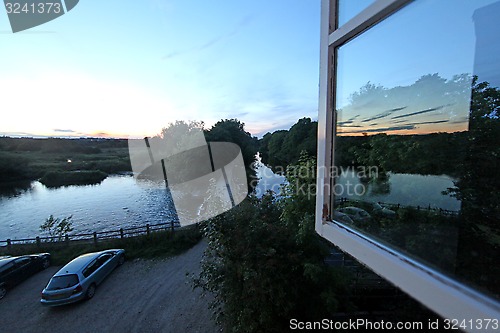 Image of Window Sunset