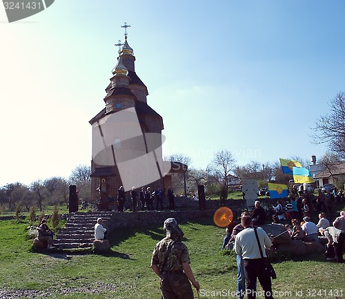 Image of wooden church