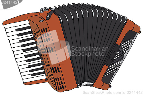 Image of Red accordion