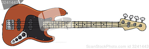 Image of Electric bass guitar