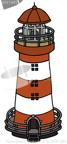 Image of Old red lighthouse
