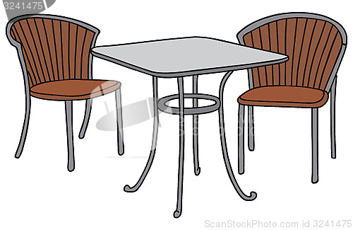 Image of Table and chairs