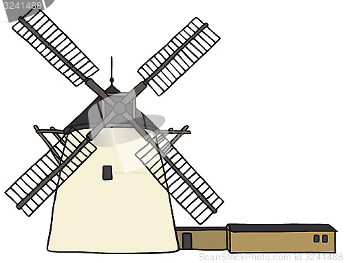 Image of Old stone windmill