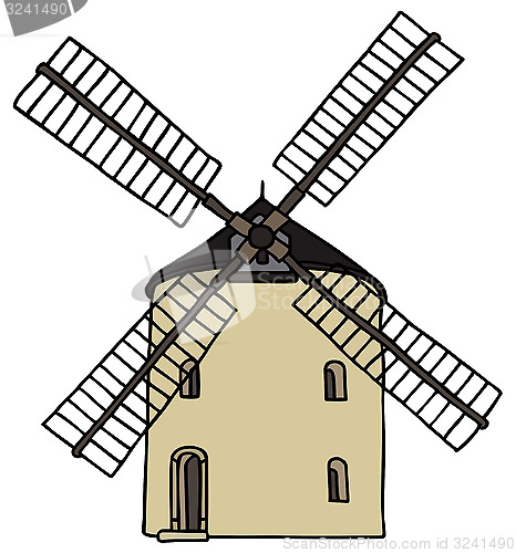 Image of Old stone windmill