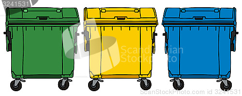 Image of Recycling  containers