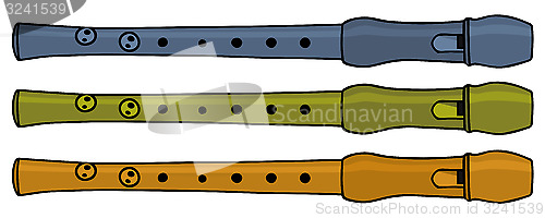 Image of Color flutes