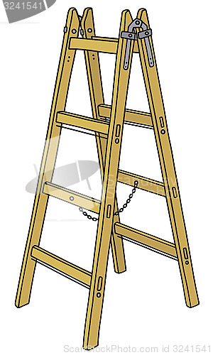Image of Wooden ladder