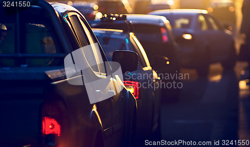 Image of City traffic jam