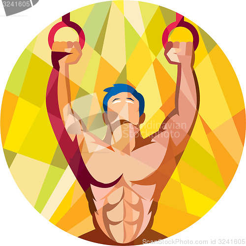 Image of Cross-fit Training Weights Ring Circle Low Polygon