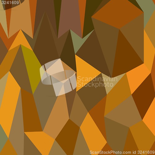 Image of Copper Brown Abstract Low Polygon Background