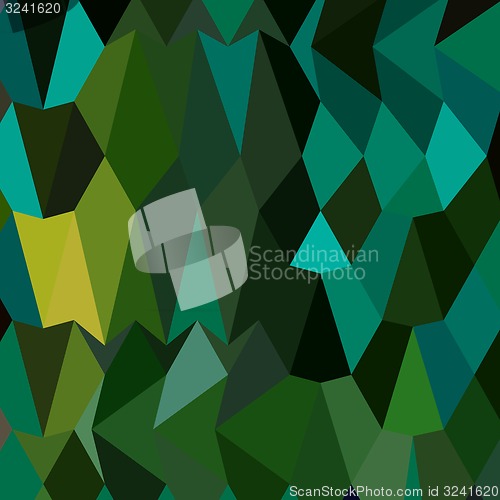 Image of Brunswick Green Abstract Low Polygon Background