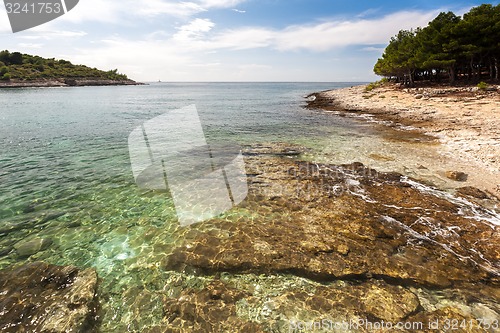 Image of Wild beach in Pula, Croatia