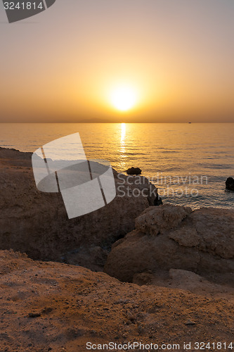 Image of Sea Sunset in Egypt 