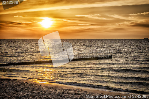 Image of Sunset Baltic Sea