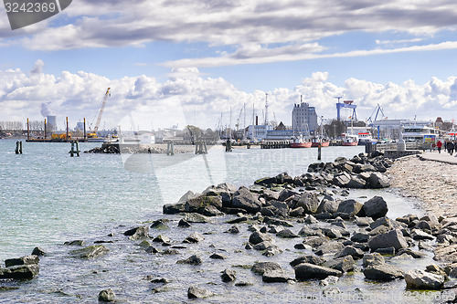 Image of Harbor and industrie Warnemunde