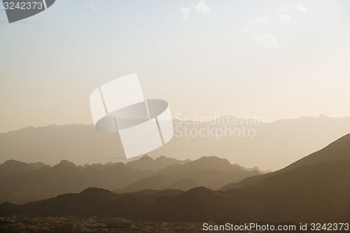 Image of Sunset mountains Oman