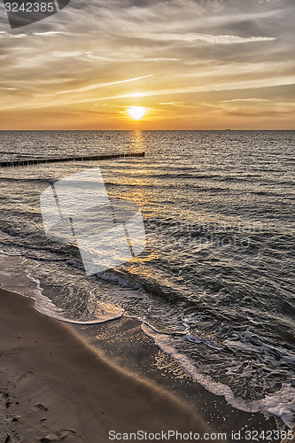 Image of Sunset Baltic Sea