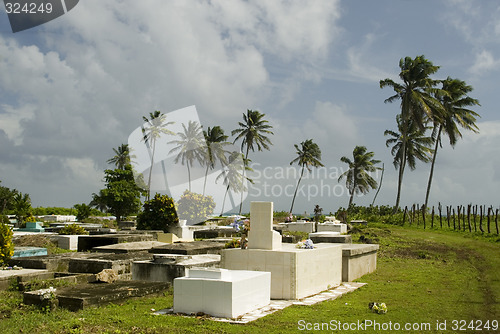 Image of cemetery by the sea