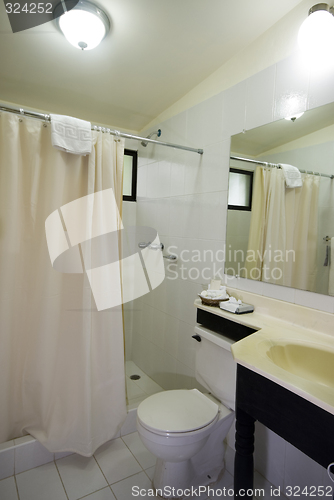 Image of tile bathroom hotel