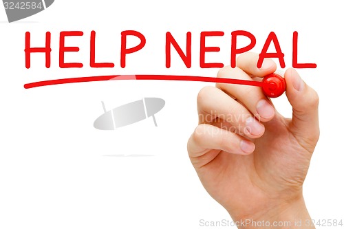 Image of Help Nepal Red Marker