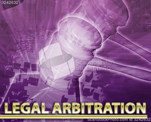 Image of Legal arbitration Abstract concept digital illustration