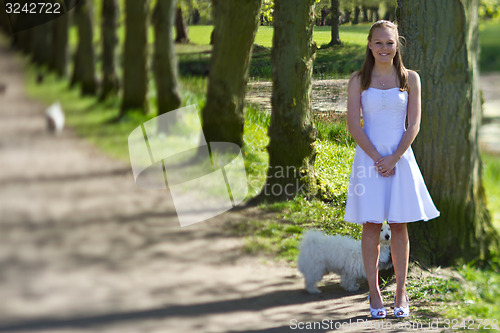 Image of Girl the day of the confirmation