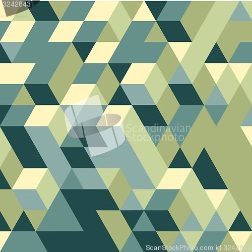 Image of 3d blocks structure background. Vector illustration. 