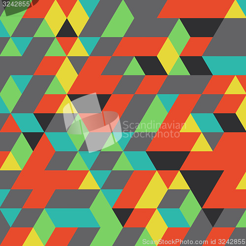 Image of Abstract geometrical 3d background. 