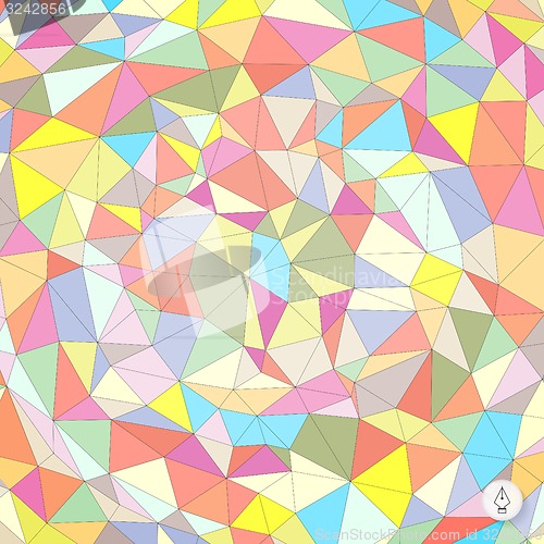 Image of Abstract geometric background. Mosaic. Vector illustration. 