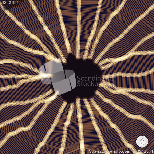 Image of Abstract grid background. 3d technology vector illustration. 