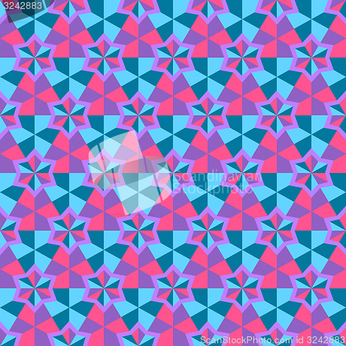 Image of Abstract seamless background. Mosaic. Vector illustration. 