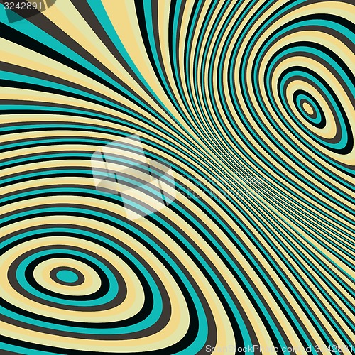 Image of Abstract swirl background. Pattern with optical illusion. 