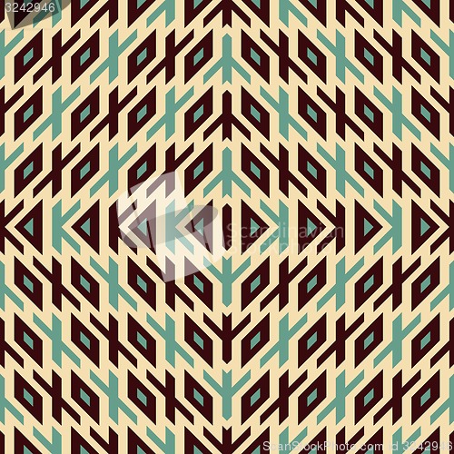 Image of Seamless geometric background. Mosaic. 