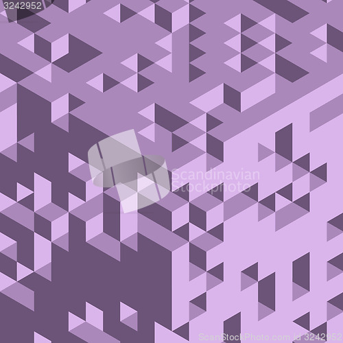 Image of Abstract 3d geometrical background. Mosaic. Vector illustration.