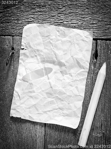 Image of old paper for note