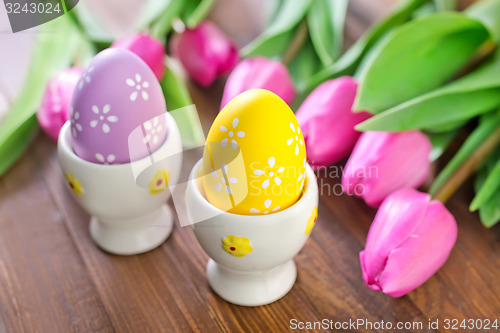 Image of easter eggs