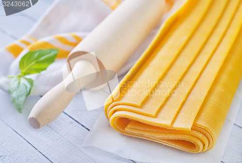 Image of dough for lasagna