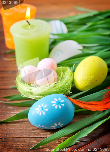Image of easter eggs