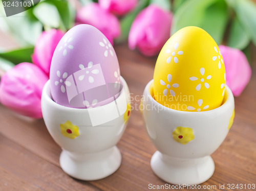 Image of easter eggs