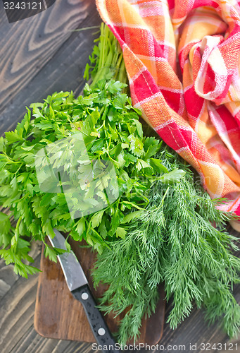 Image of parsley and dill
