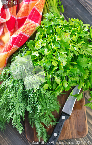 Image of parsley and dill