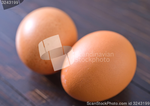 Image of raw eggs