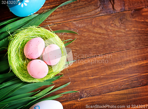 Image of easter eggs