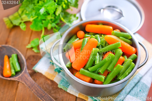 Image of carrot and green beans