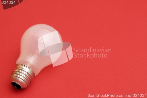 Image of Background with lit lightbulb