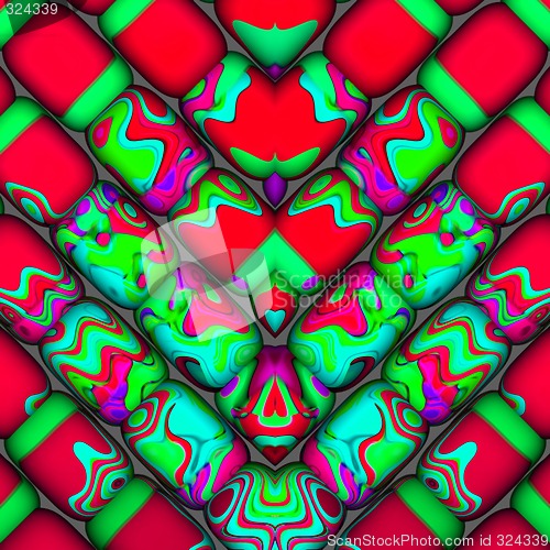 Image of Abstract 3d background