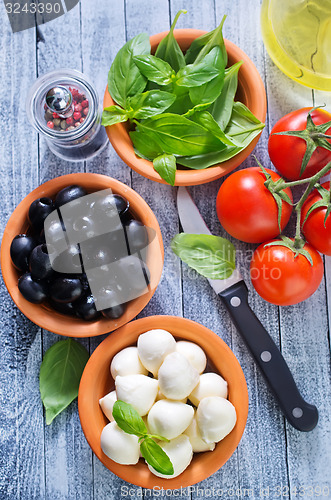 Image of ingredients for caprese