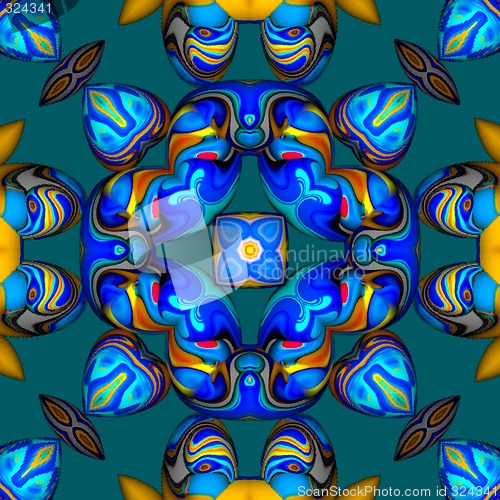 Image of Abstract 3d background