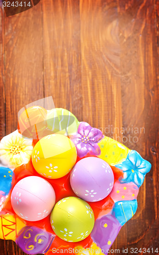 Image of easter eggs