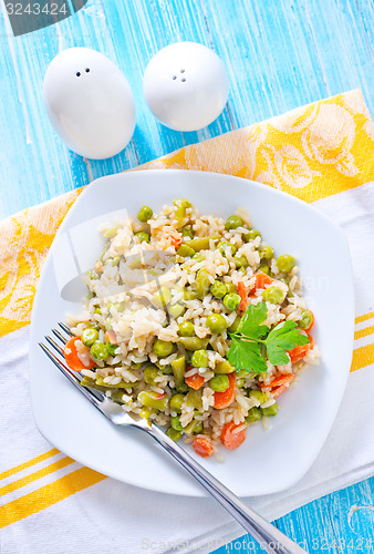 Image of rice with vegetables